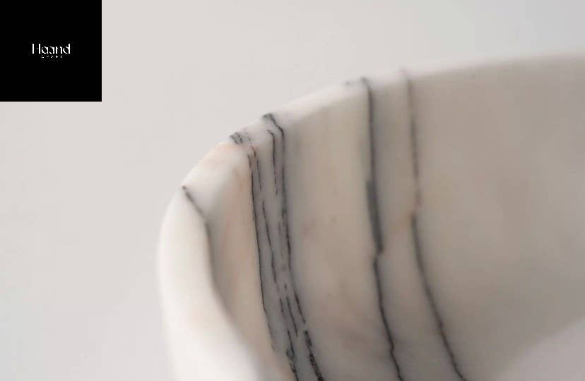 MARBLE BOWLS SET, Lilac - Stone Serve Bowl, S-M-L or of 3