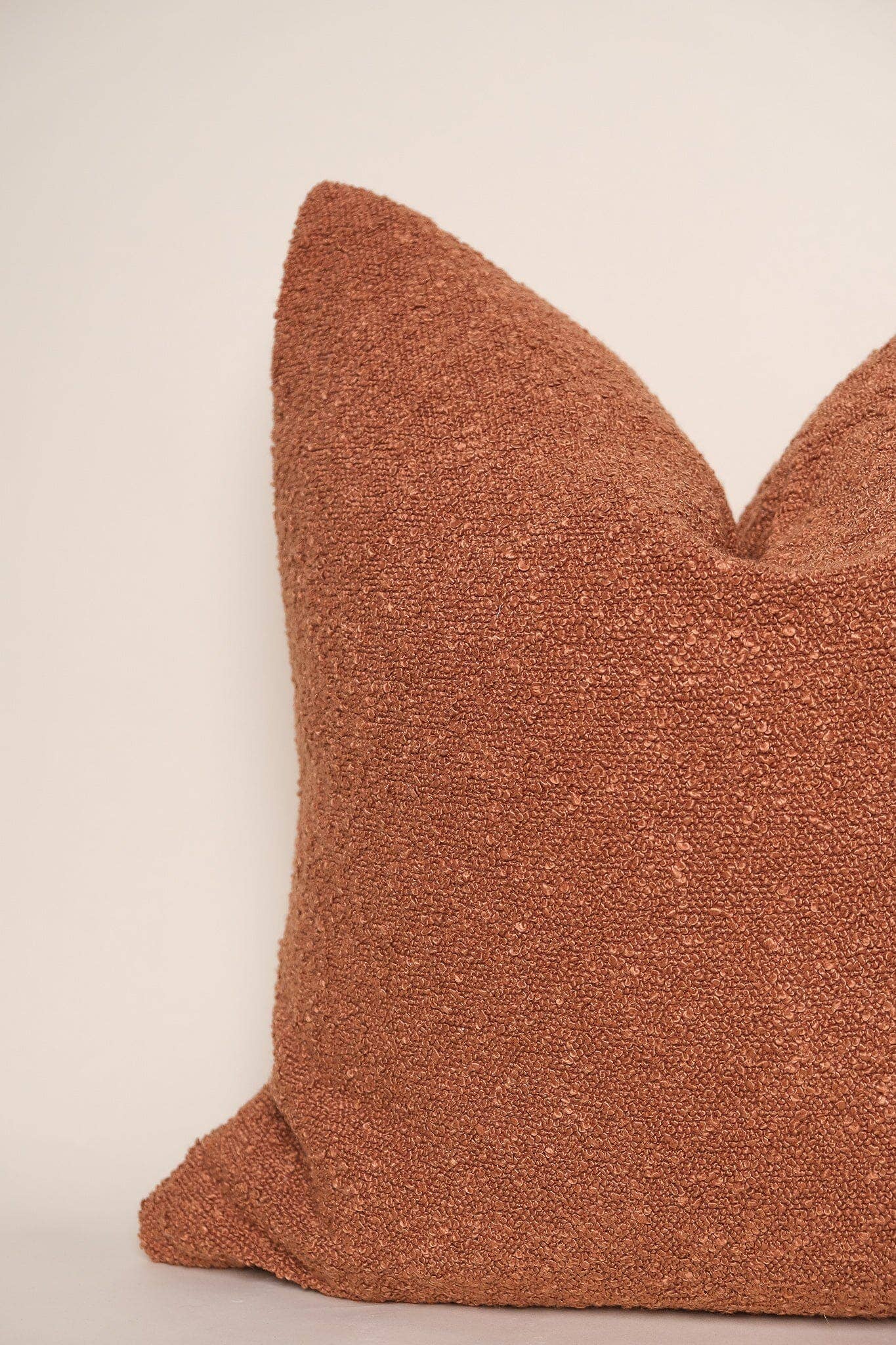 Boucle Pillow: Pumpkin