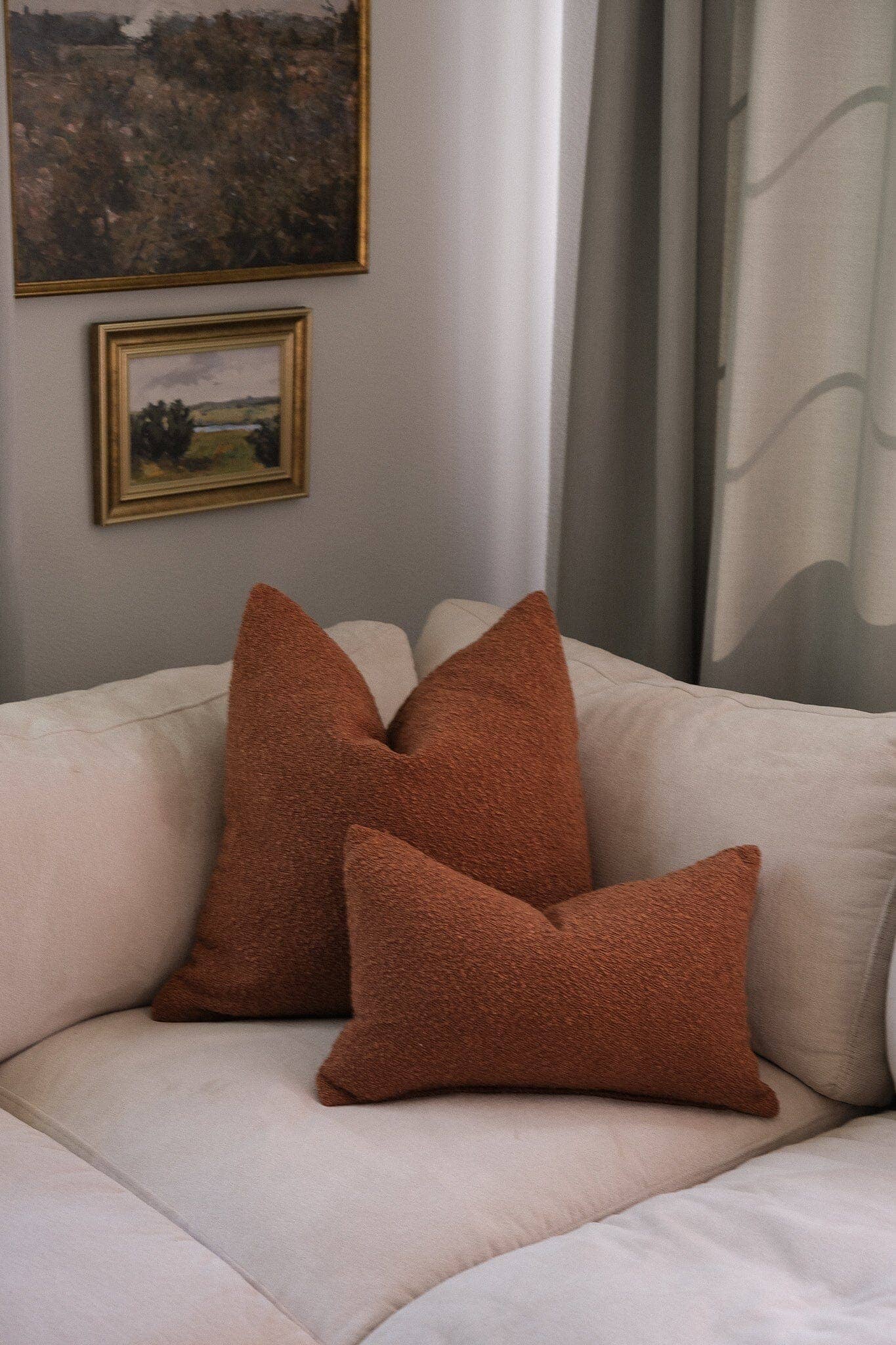Boucle Pillow: Pumpkin