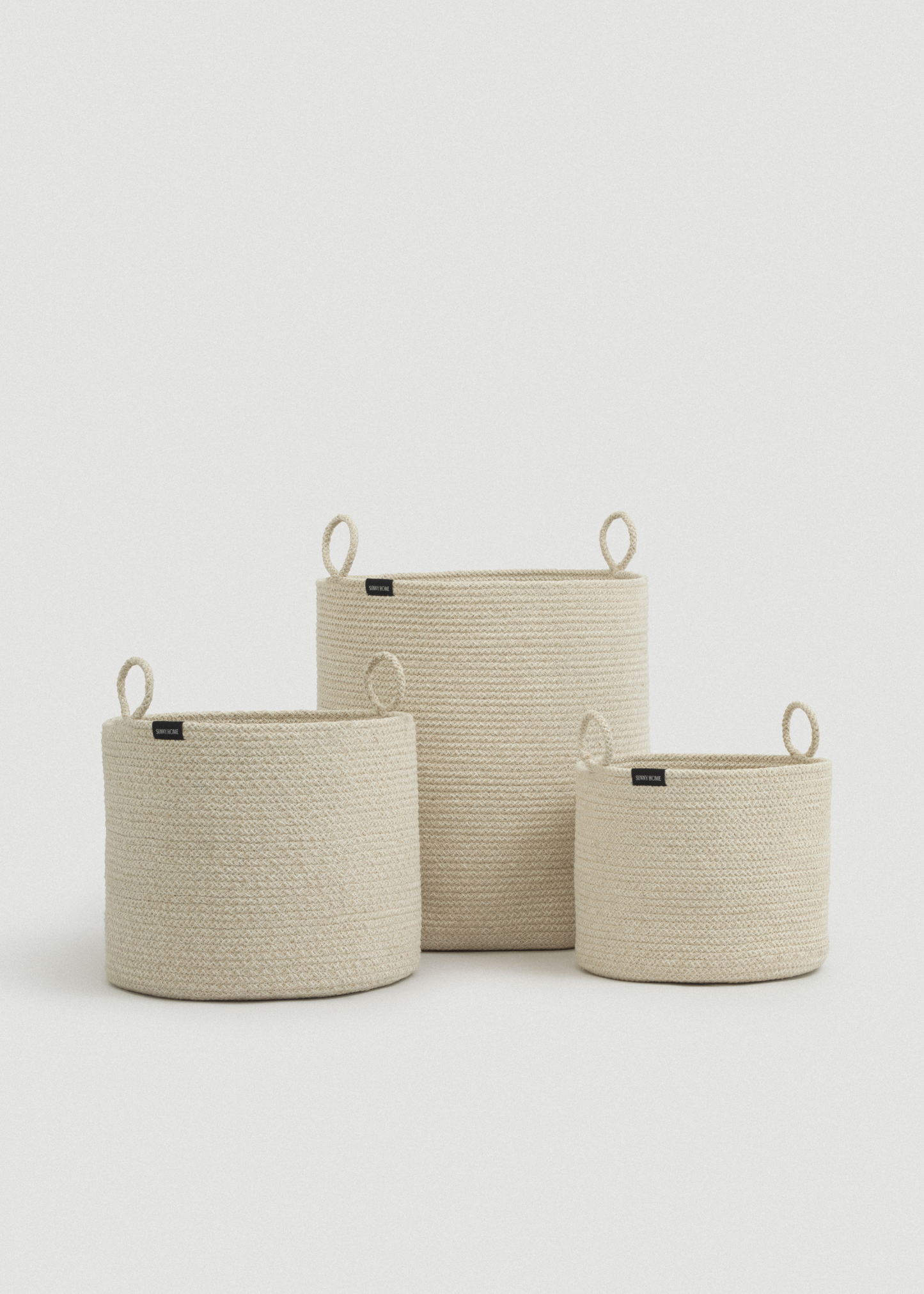 Loops Cotton Rope Basket - Medium