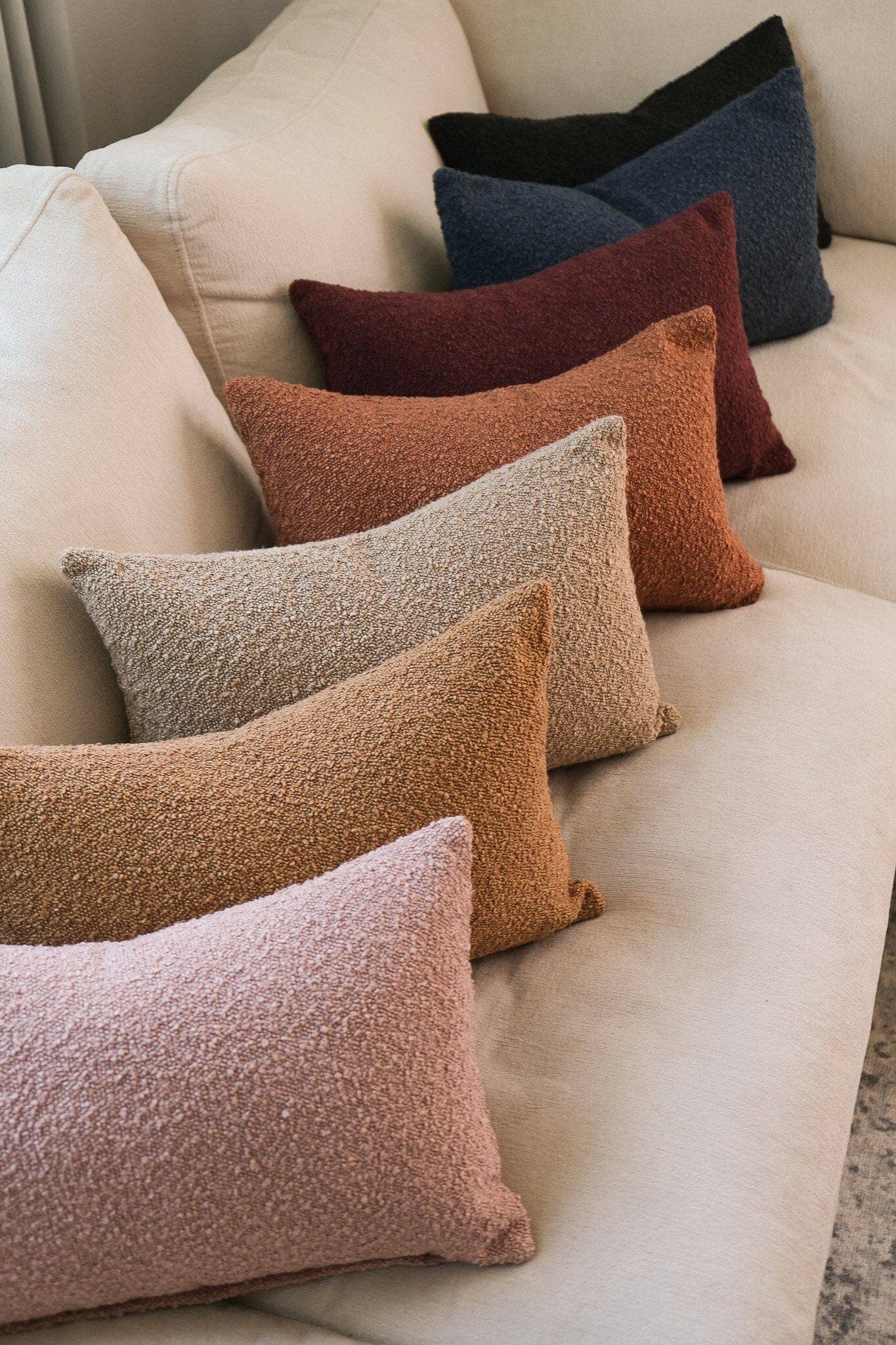 Boucle Pillow: Pumpkin