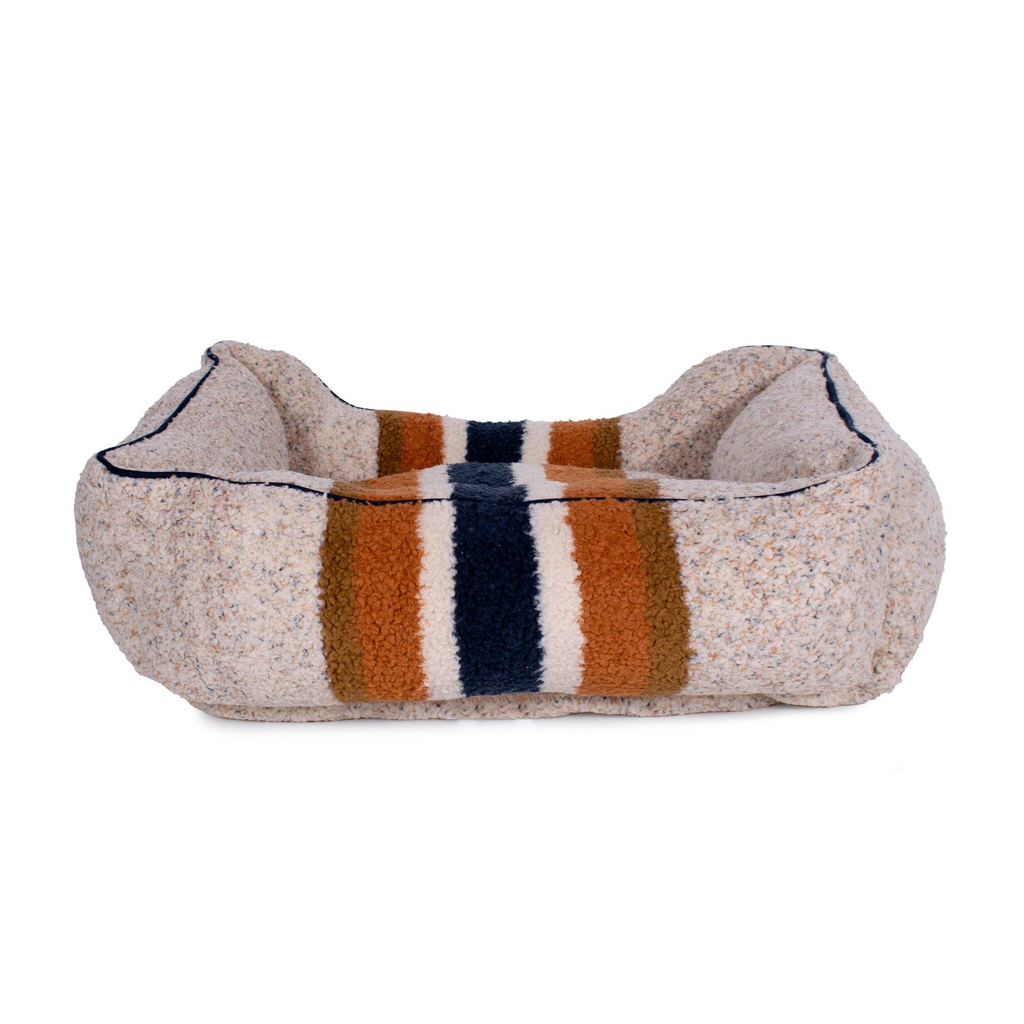 Shinola Pet Kuddle Bolster Style Dog Bed in Oatmeal