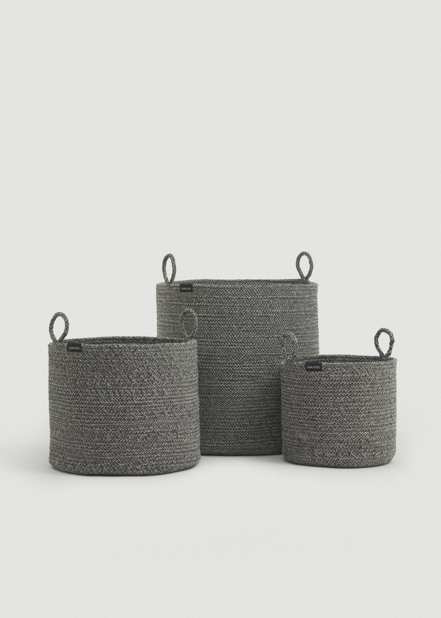 Loops Cotton Rope Basket - Medium