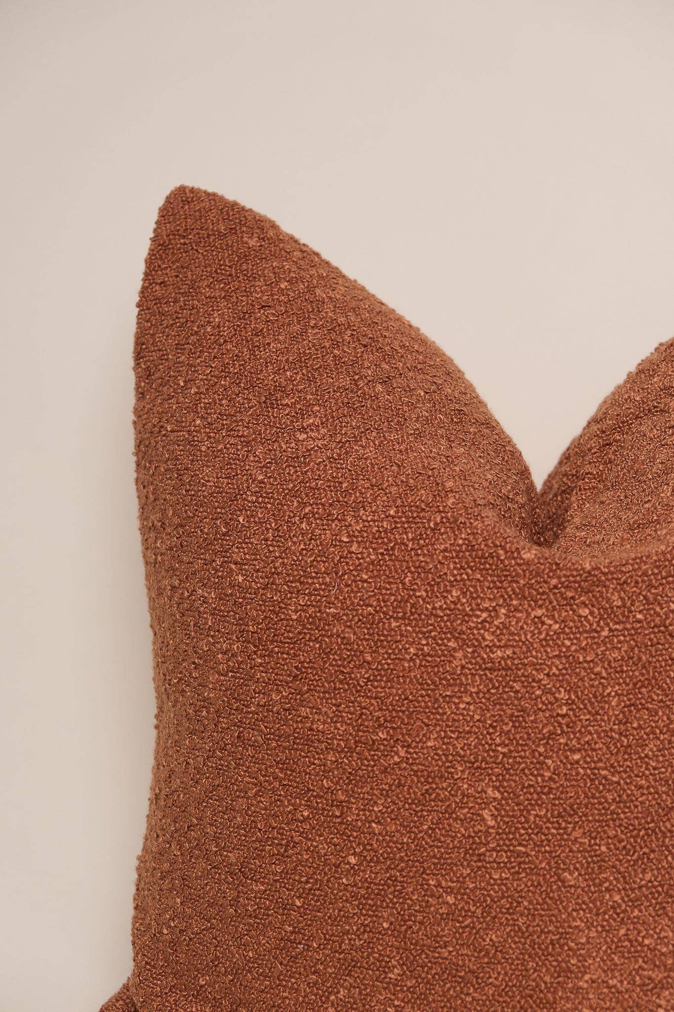 Boucle Pillow: Pumpkin