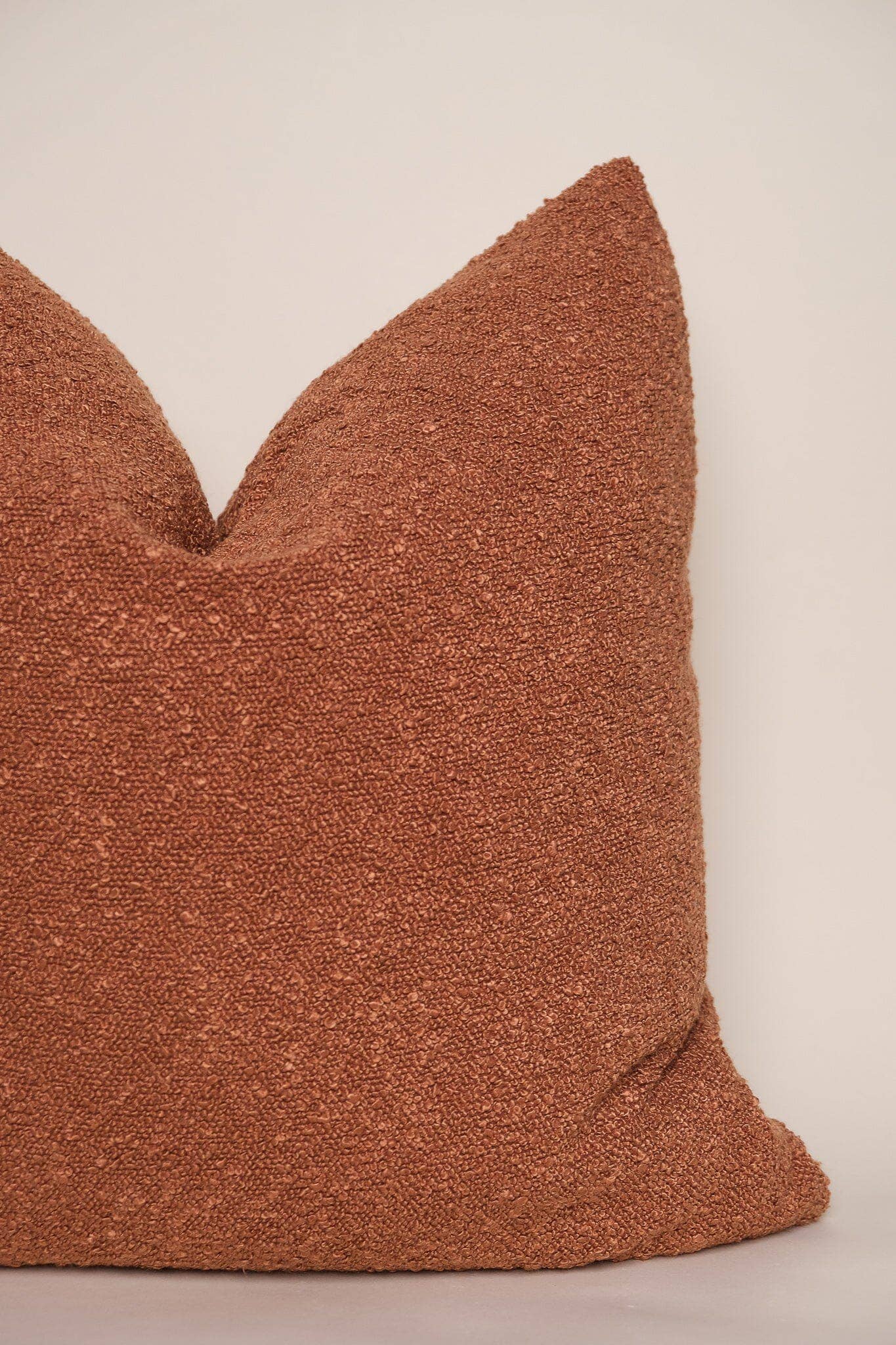 Boucle Pillow: Pumpkin