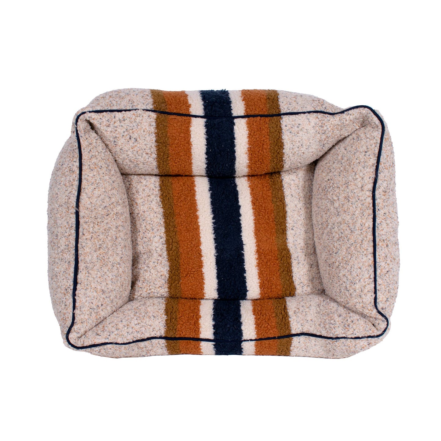 Shinola Pet Kuddle Bolster Style Dog Bed in Oatmeal