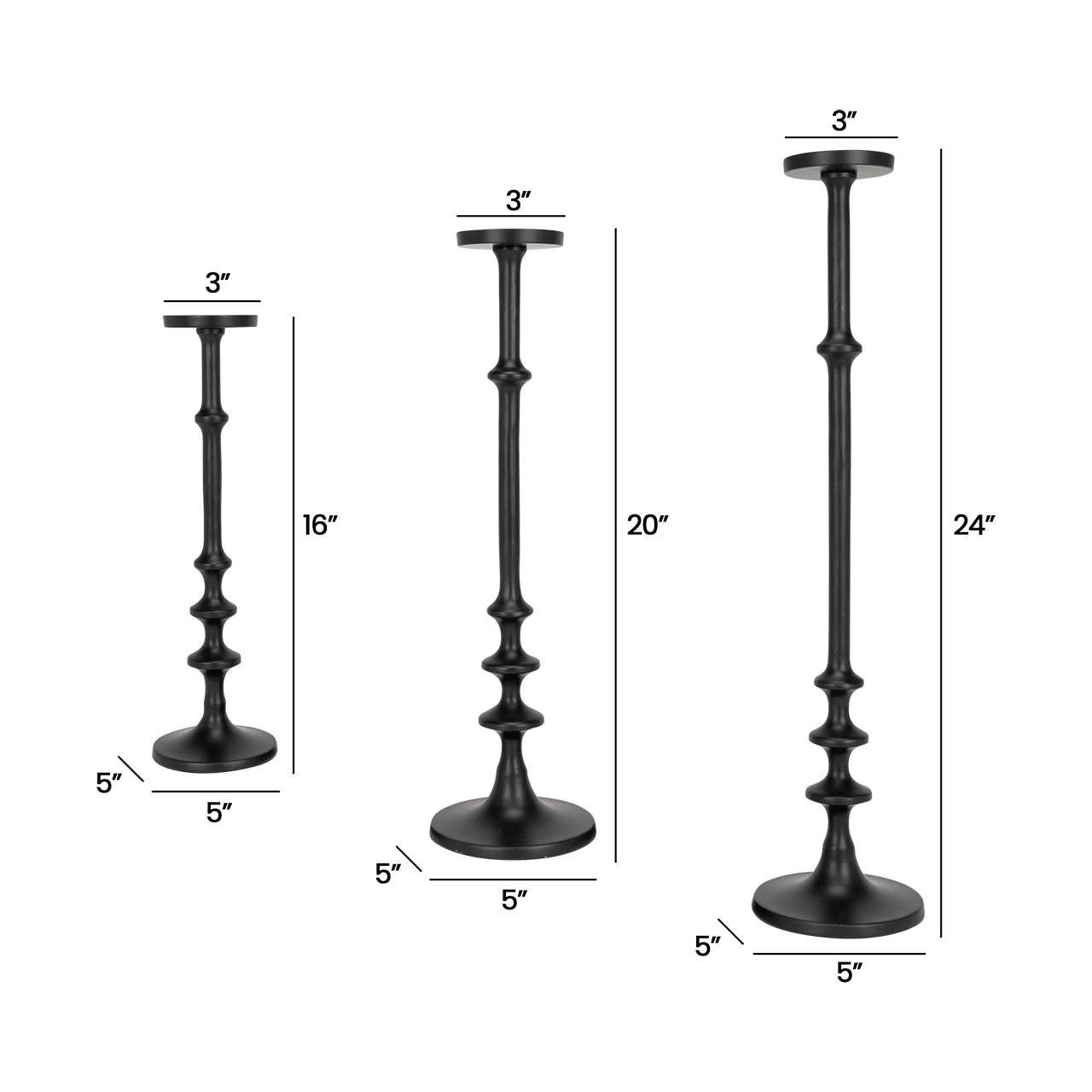 Tallulah Candleholders - Set 3