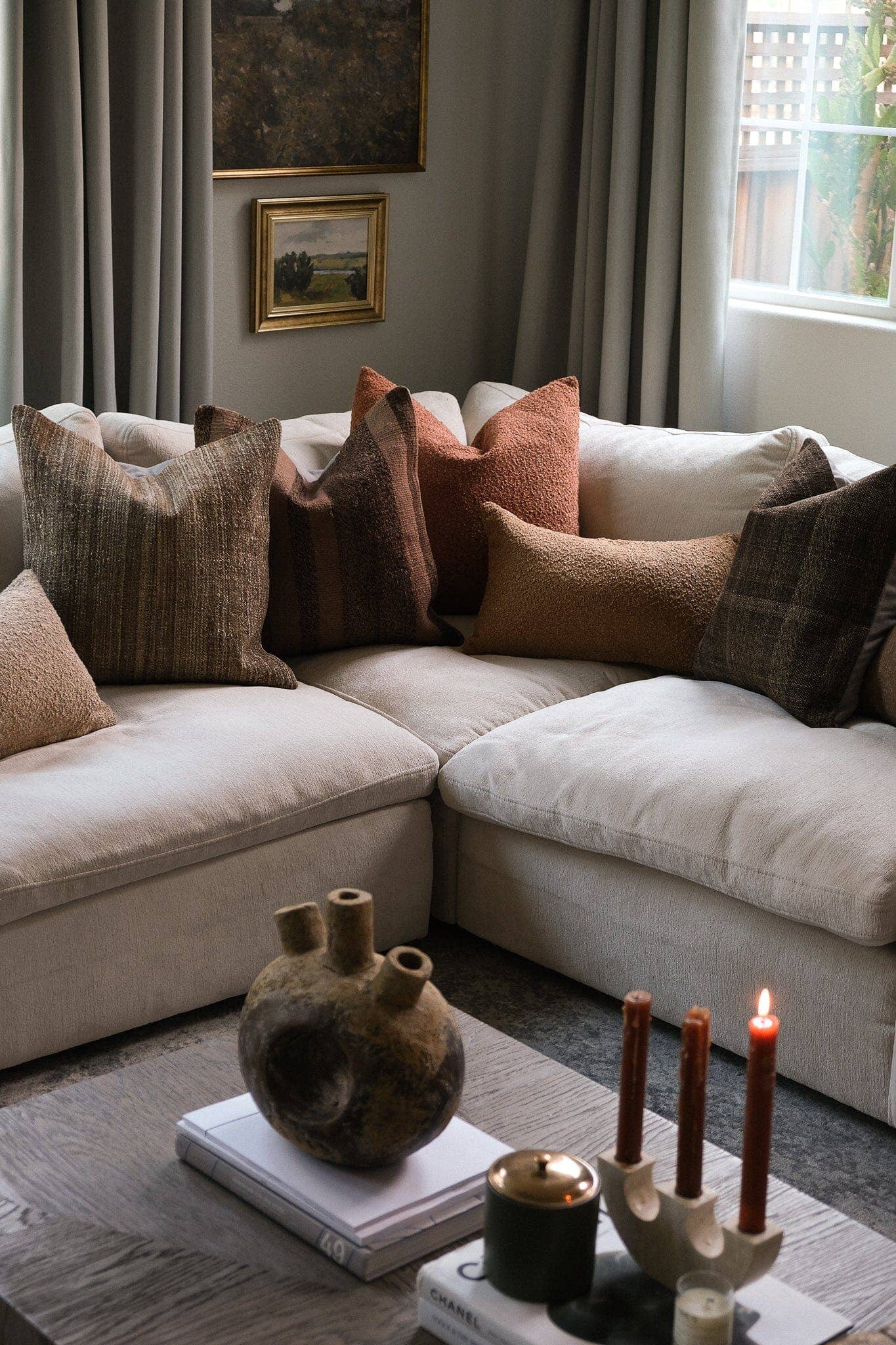 Boucle Pillow: Pumpkin