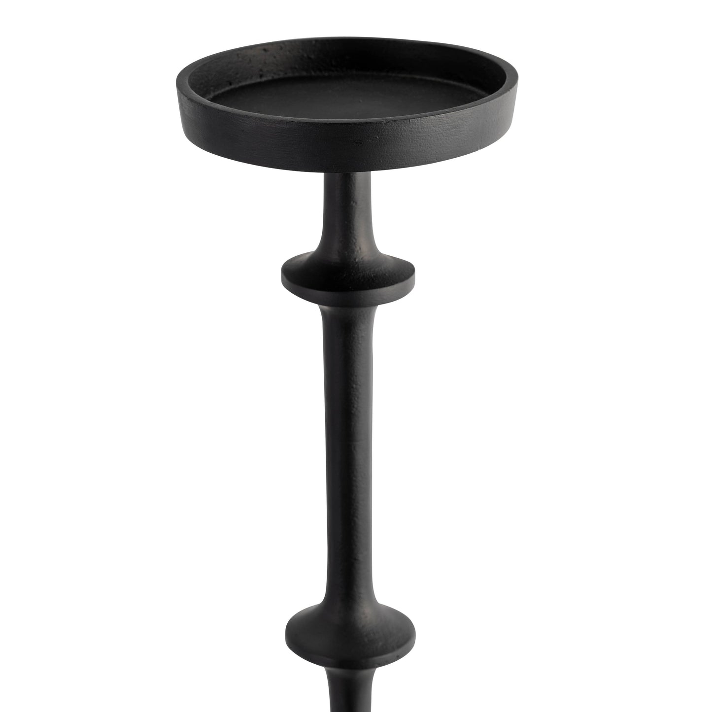 Floor Pillar Candle Holder - Black Metal Abacus, 36 in.