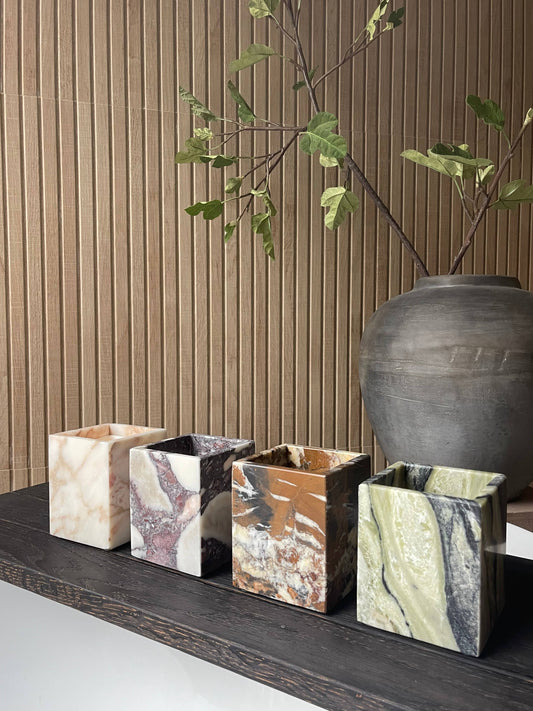 White Label Marble Collection Candle