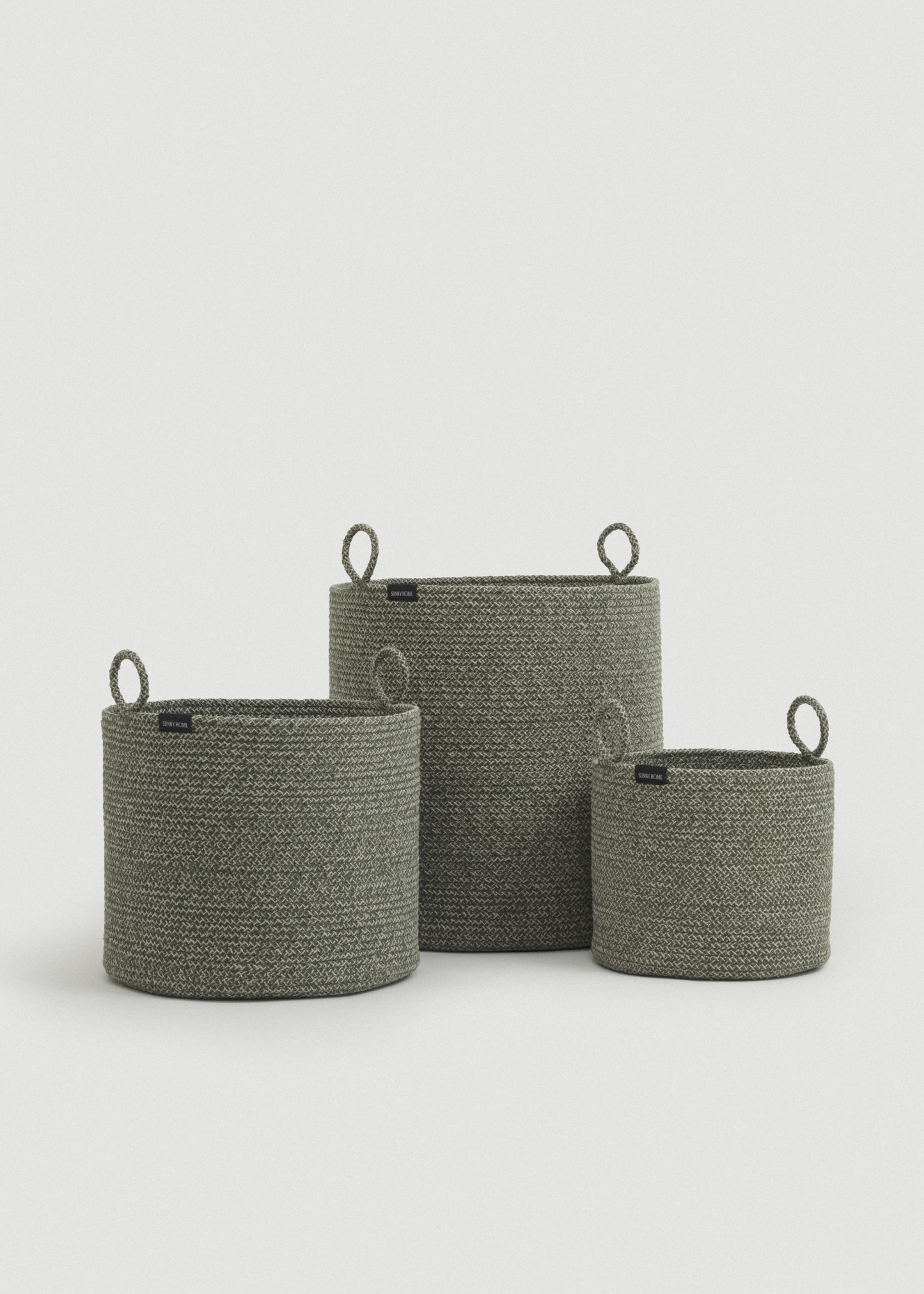 Loops Cotton Rope Basket - Large