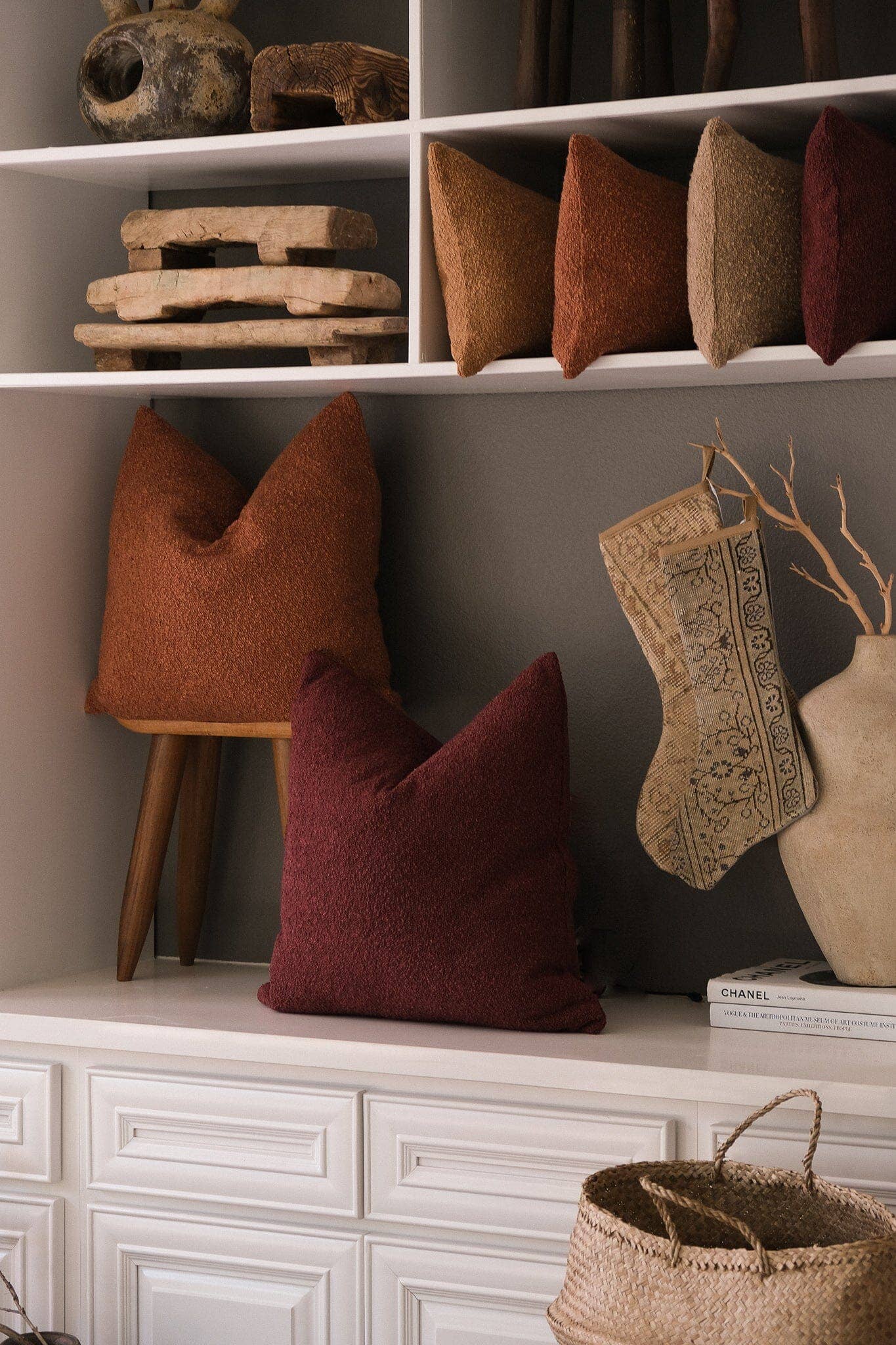 Boucle Pillow: Pumpkin