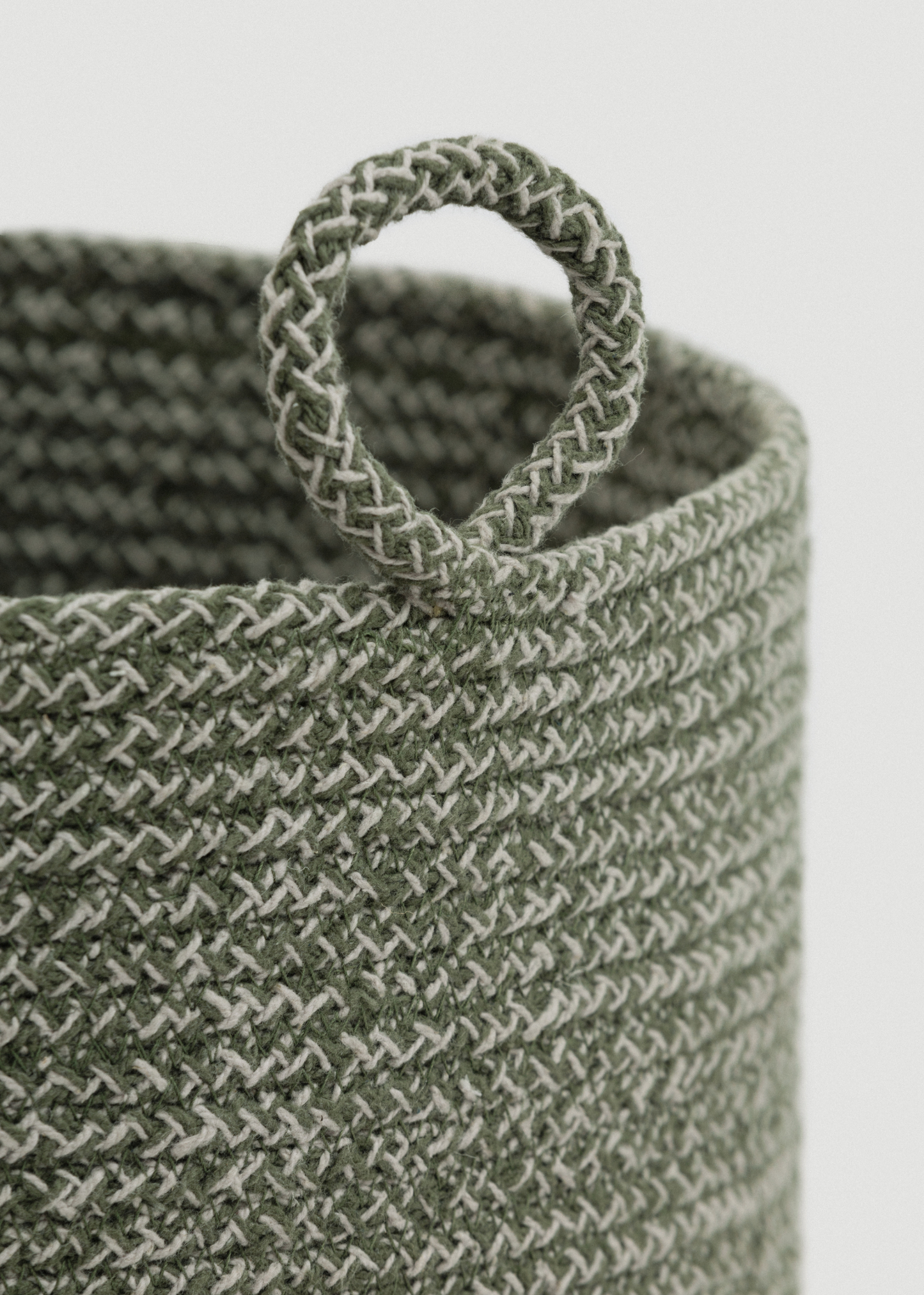 Loops Cotton Rope Basket - Large
