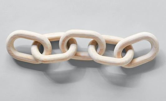 Decorative Small Link Wooden Chain